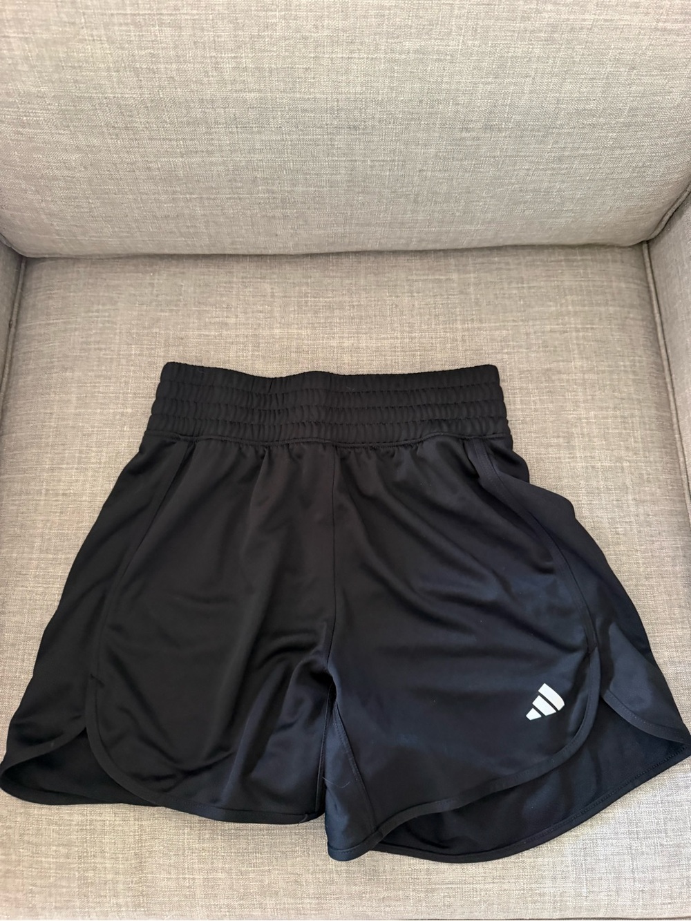 adidas Black Women's Athletic Shorts with Logo